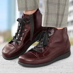 Femme idéalsko Spécial Orthèses|Chaussures À Lacets<Boots de confort Helvesko : modèle Barbara