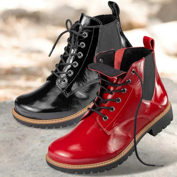 Femme idéalsko Spécial Orthèses|Chaussures À Lacets<Bottines de confort Helvesko : modèle Janelle