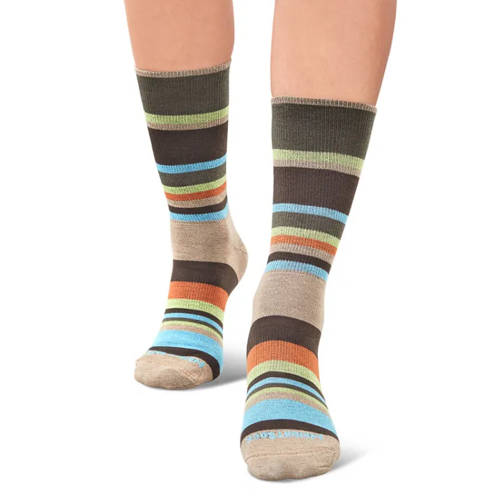 idéalsko Bas Et Chaussettes|Astuces Et Idées<Chaussettes de rando anti-ampoules kaki