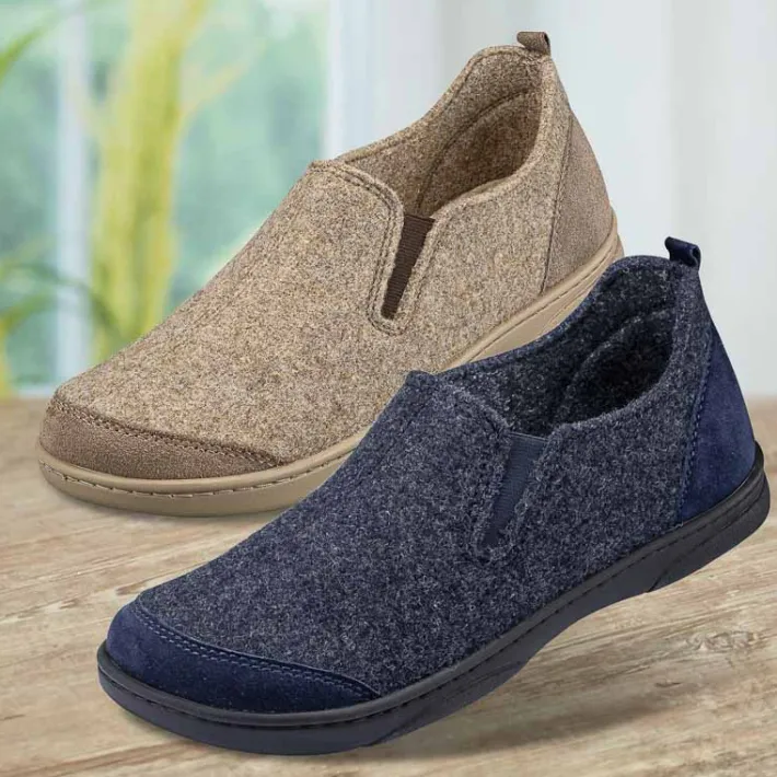 Femme idéalsko Spécial Orthèses|Trotteurs / Slippers<Chaussons de confort Helvesko : modèle Baza