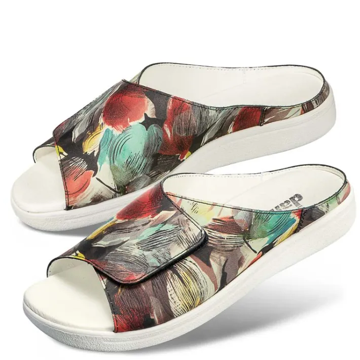 Femme idéalsko Sandales / Mules<Chaussures de confort dansko : modèle Carmine, multicolore