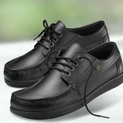 Homme idéalsko Chaussures À Lacets|Mocassins<Chaussures de confort dansko : modèle Espace II, noir