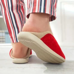 Femme idéalsko Trotteurs / Slippers|Ballerines<Chaussures de confort dansko : modèle Lotti, rouge