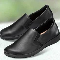 Femme idéalsko Spécial Orthèses|Trotteurs / Slippers<Chaussures de confort Helvesko : modèle Alexandra, noir