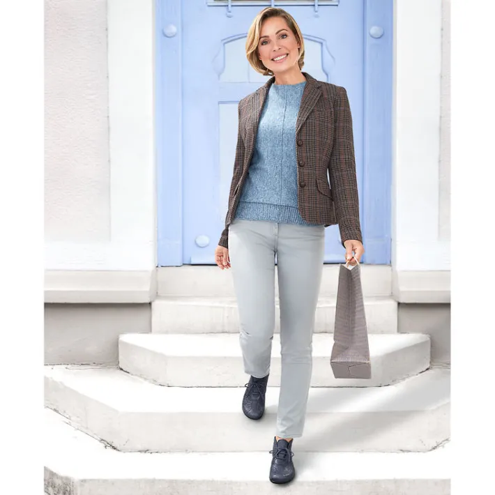 Femme idéalsko Spécial Orthèses|Chaussures À Lacets<Chaussures de confort Helvesko : modèle Mabella, bleu
