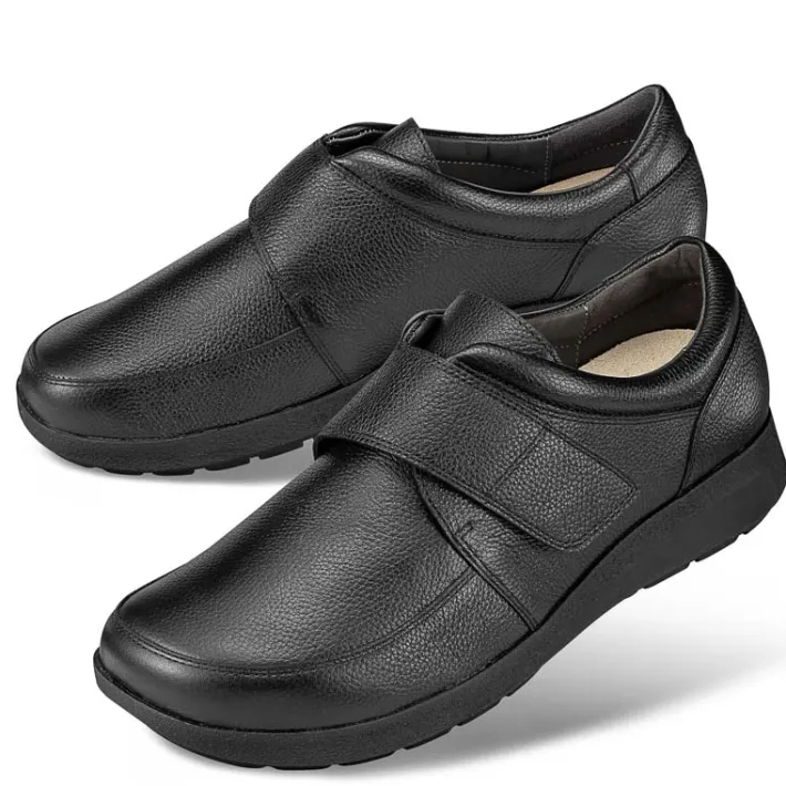 Homme idéalsko Slippers|Spécial Orthèses<Chaussures de confort Helvesko : modèle Armindo, noir