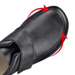 Homme idéalsko Slippers|Spécial Orthèses<Chaussures de confort Helvesko : modèle Armindo, noir