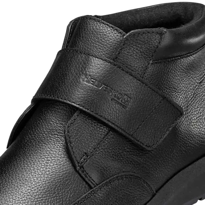 Homme idéalsko Spécial Orthèses|Chaussures À Scratches<Chaussures de confort Helvesko : modèle Dimitri, noir