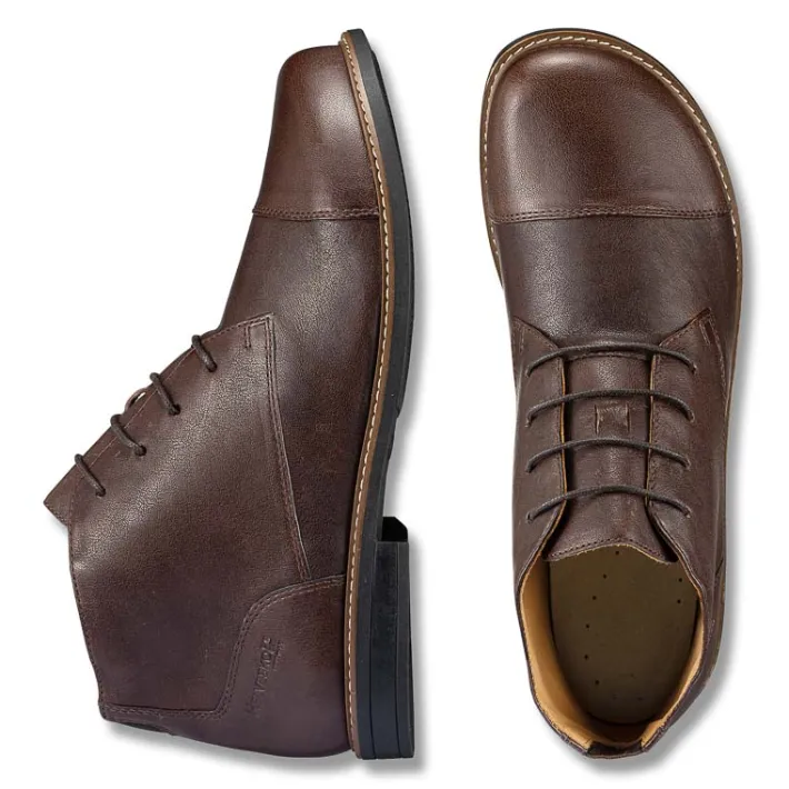 Homme idéalsko Spécial Orthèses|Chaussures À Lacets<Chaussures de confort Helvesko : modèle Elvin, marron foncé