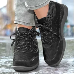 Femme idéalsko Spécial Orthèses|Chaussures À Lacets<Chaussures de confort Helvesko : modèle Tosa Tex, noir