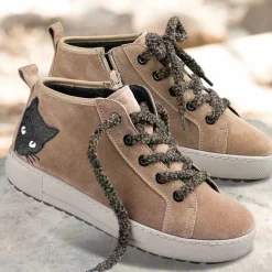 Femme idéalsko Spécial Orthèses|Chaussures À Lacets<Chaussures de confort Helvesko : modèle Cat, beige