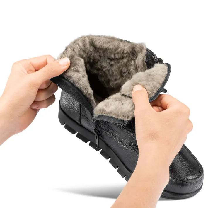 Femme idéalsko Chaussures À Lacets|Mocassins<Chaussures de confort Helvesko : modèle Jolana II, noir