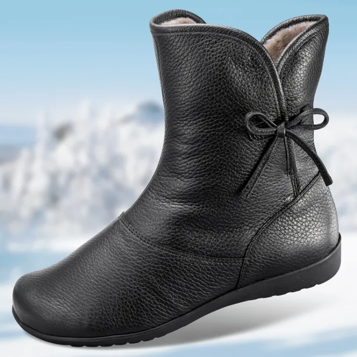 Femme idéalsko Grandes Pointures|Chaussures D'hiver<Chaussures de confort Helvesko : modèle Meret, noir
