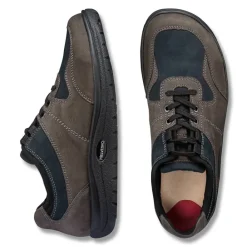 Homme idéalsko Spécial Orthèses|Chaussures À Lacets<Chaussures de confort Helvesko : modèle Erik, gris/bleu
