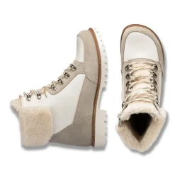 Femme idéalsko Grandes Pointures|Chaussures Loisirs<Chaussures de confort Helvesko : modèle Cortina, gris/blanc