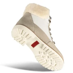 Femme idéalsko Grandes Pointures|Chaussures Loisirs<Chaussures de confort Helvesko : modèle Cortina, gris/blanc