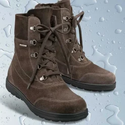 Femme idéalsko Grandes Pointures|Chaussures Loisirs<Chaussures de confort Helvesko : modèle Vaasa Tex, gris-marron