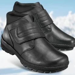 Homme idéalsko Spécial Orthèses|Chaussures À Scratches<Chaussures de confort Helvesko : modèle Mick, noir