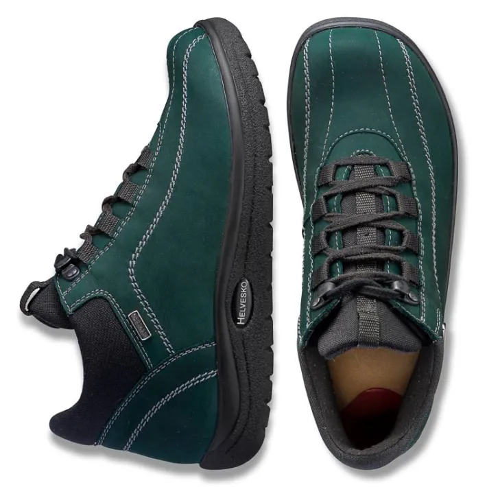 Homme idéalsko Spécial Orthèses|Chaussures À Lacets<Chaussures de confort Helvesko : modèle Louis, vert foncé
