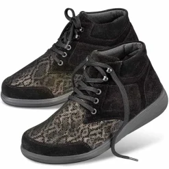 Femme idéalsko Spécial Orthèses|Chaussures À Lacets<Chaussures de confort Helvesko : modèle Paulette, noir