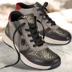 Femme idéalsko Spécial Orthèses|Chaussures À Lacets<Chaussures de confort Helvesko : modèle Massa, beige/bronze