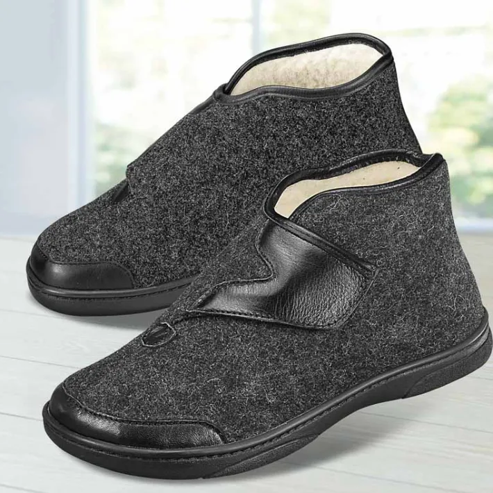 Femme idéalsko Spécial Orthèses|Chaussures À Scratches<Chaussures de confort Helvesko : modèle Denia, gris