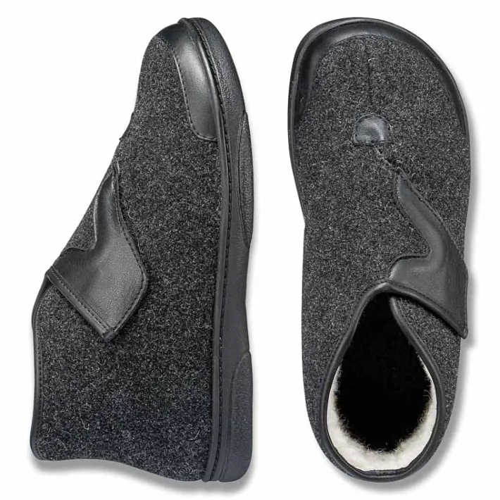 Femme idéalsko Spécial Orthèses|Chaussures À Scratches<Chaussures de confort Helvesko : modèle Denia, gris