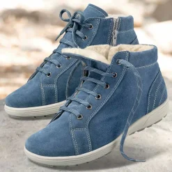 Femme idéalsko Grandes Pointures|Chaussures Loisirs<Chaussures de confort Helvesko : modèle Tallinn, coloris jean