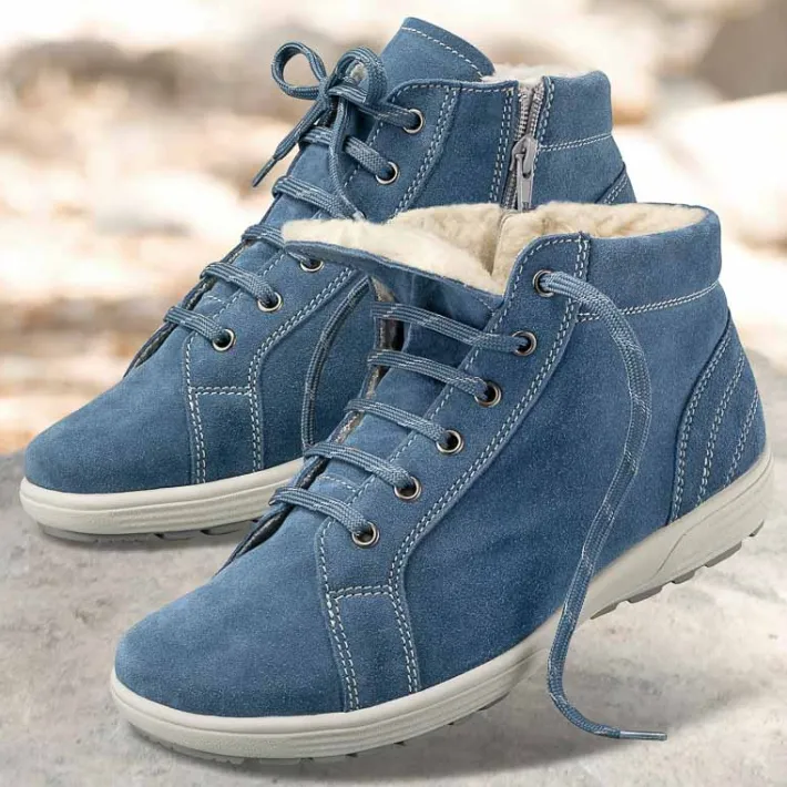 Femme idéalsko Grandes Pointures|Chaussures Loisirs<Chaussures de confort Helvesko : modèle Tallinn, coloris jean