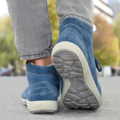 Femme idéalsko Grandes Pointures|Chaussures Loisirs<Chaussures de confort Helvesko : modèle Tallinn, coloris jean