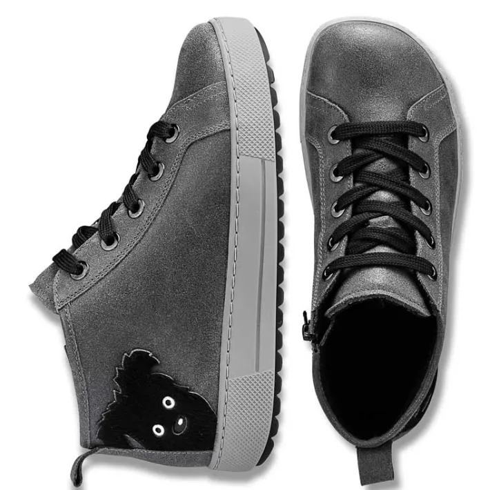 Femme idéalsko Spécial Orthèses|Chaussures À Lacets<Chaussures de confort Helvesko : modèle Dog, gris