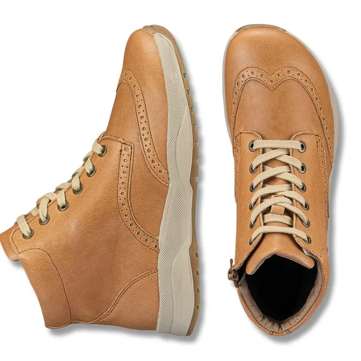 Femme idéalsko Spécial Orthèses|Chaussures À Lacets<Chaussures de confort Helvesko : modèle Andora, camel