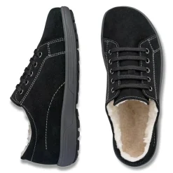 Femme idéalsko Grandes Pointures|Chaussures Loisirs<Chaussures de confort Helvesko : modèle Tapa, noir