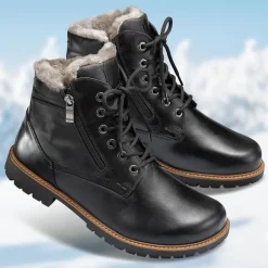 Homme idéalsko Spécial Orthèses|Chaussures À Lacets<Chaussures de confort Helvesko : modèle Jovin , noir
