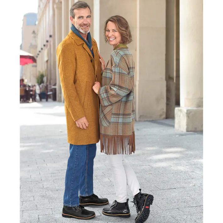 Homme idéalsko Spécial Orthèses|Chaussures À Lacets<Chaussures de confort Helvesko : modèle Jovin , noir