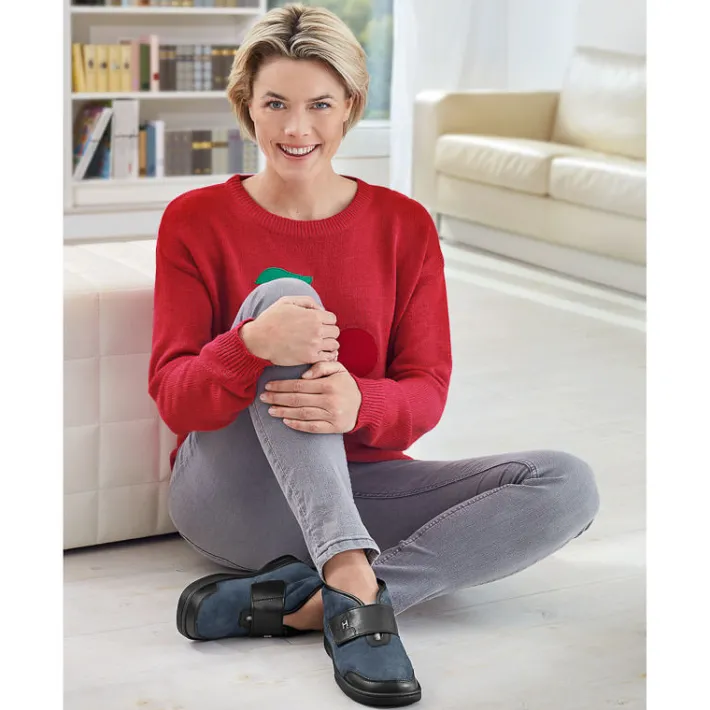 Femme idéalsko Spécial Orthèses|Chaussures À Scratches<Chaussures de confort Helvesko : modèle Lima, anthracite