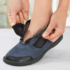 Femme idéalsko Spécial Orthèses|Chaussures À Scratches<Chaussures de confort Helvesko : modèle Lima, anthracite