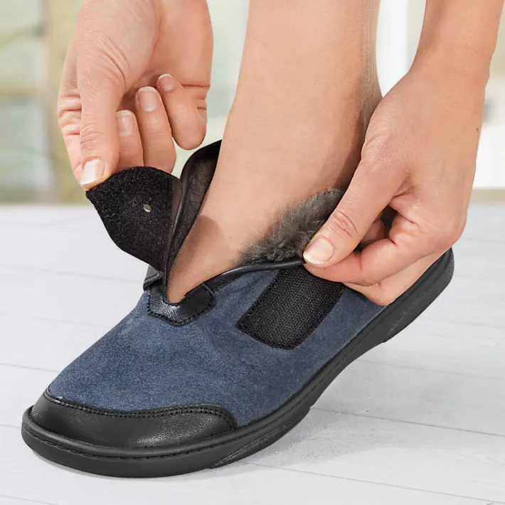 Femme idéalsko Spécial Orthèses|Chaussures À Scratches<Chaussures de confort Helvesko : modèle Lima, anthracite