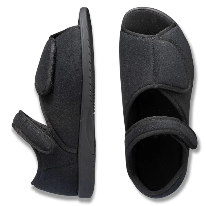 Femme idéalsko Chaussures À Scratches|Chaussures Pieds Sensibles<Chaussures de confort Helvesko : modèle Mondial, noir