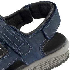 Homme idéalsko Sandales / Mules<Chaussures de confort Helvesko : modèle Samuel, bleu