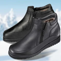 Homme idéalsko Chaussures D'hiver|Bottes / Bottines<Chaussures de confort Helvesko : modèle Edward, noir