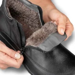 Homme idéalsko Chaussures D'hiver|Bottes / Bottines<Chaussures de confort Helvesko : modèle Edward, noir