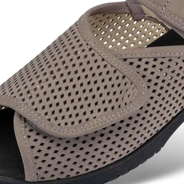 Femme idéalsko Sandales / Mules|Sandales / Mules<Chaussures de confort Helvesko : modèle Globia, gris