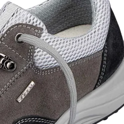 Femme idéalsko Spécial Orthèses|Chaussures À Lacets<Chaussures de confort Helvesko : modèle Ennis III Tex, gris/noir