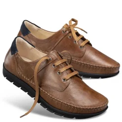 Homme idéalsko Spécial Orthèses|Chaussures À Lacets<Chaussures de confort Helvesko : modèle Elliot, marron