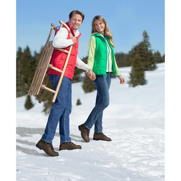 Femme idéalsko Chaussures À Lacets|Bottes / Bottines<Chaussures de confort Helvesko : modèle Sherpa Tex, marron foncé