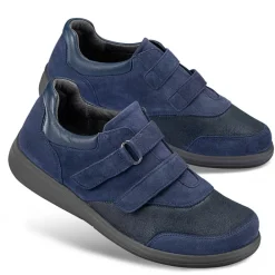 Femme idéalsko Spécial Orthèses|Chaussures À Scratches<Chaussures de confort Helvesko : modèle Mimi, bleu