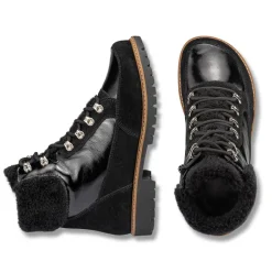 Femme idéalsko Spécial Orthèses|Chaussures À Lacets<Chaussures de confort Helvesko : modèle Cortina, noir