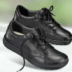 Femme idéalsko Spécial Orthèses|Chaussures À Lacets<Chaussures de confort Helvesko : modèle Noja, noir