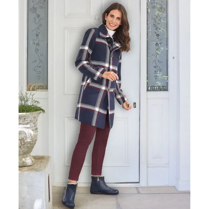 Femme idéalsko Spécial Orthèses|Bottes / Bottines<Chaussures de confort Helvesko : modèle Kadi, bleu foncé